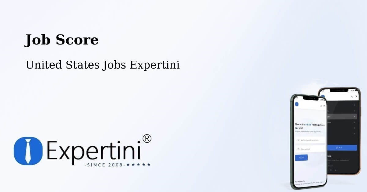 Job Score & Job Description Score Tool – Mount Laurel - United States Jobs Expertini